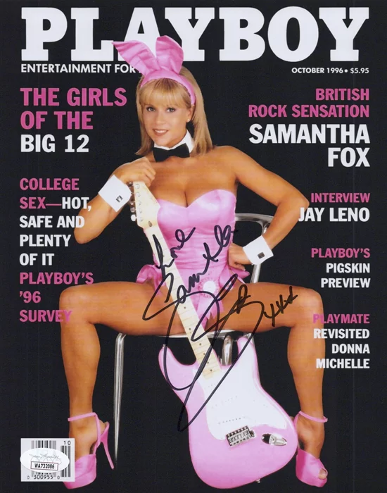 Samantha Fox autograph