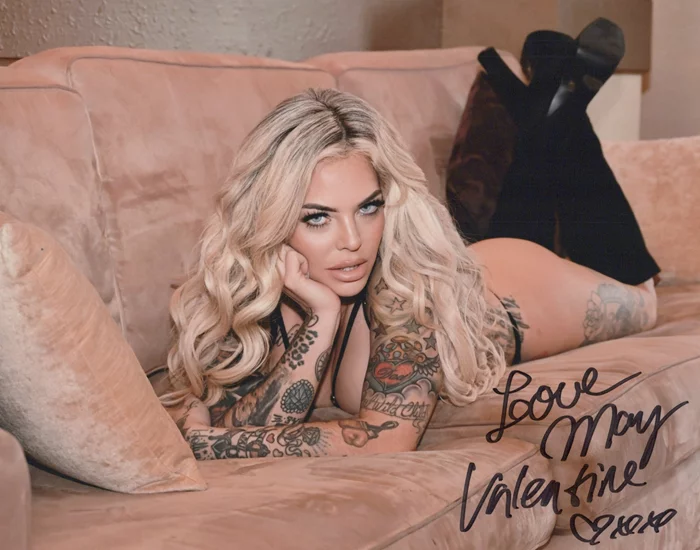 May Valentine autograph