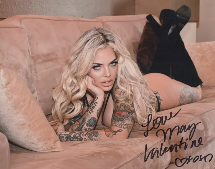 May Valentine autograph