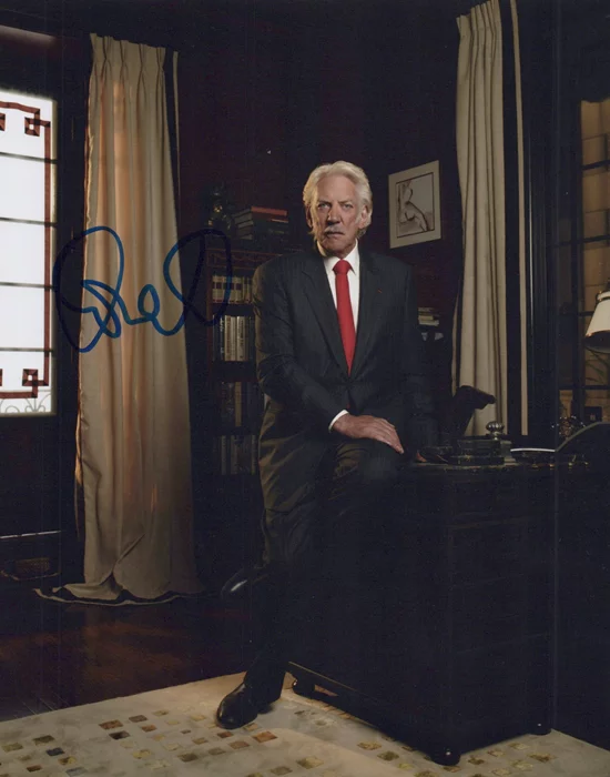 Donald Sutherland autograph