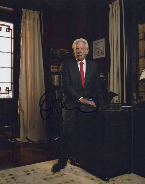 Donald Sutherland autograph