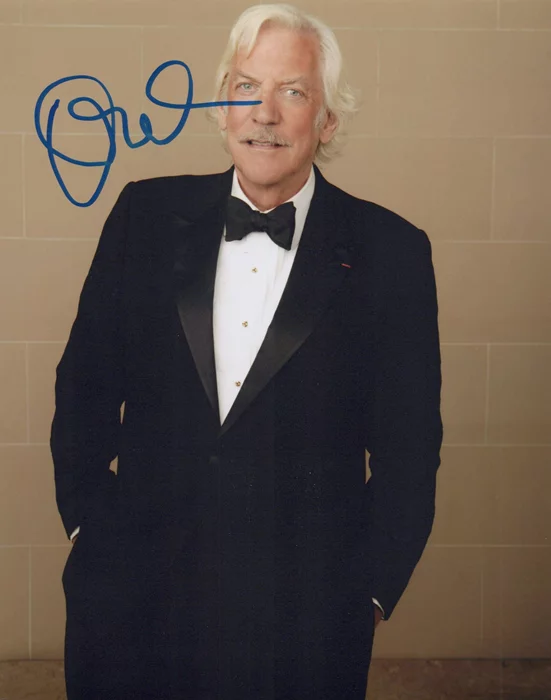 Donald Sutherland autograph