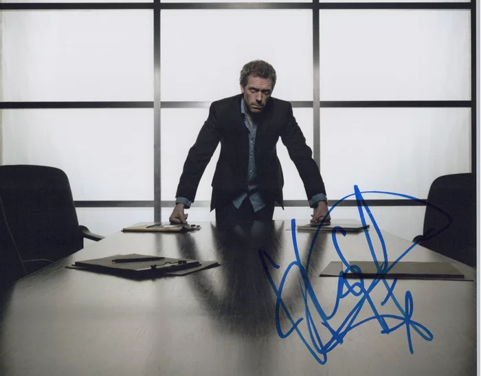 Hugh Laurie autograph