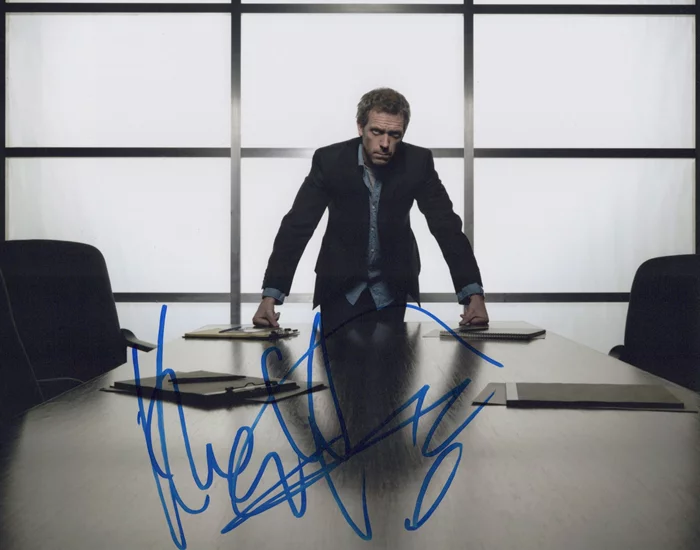 Hugh Laurie autograph