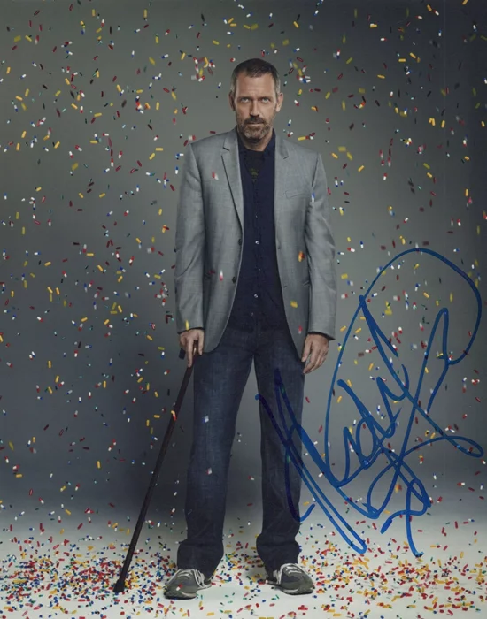 Hugh Laurie autograph