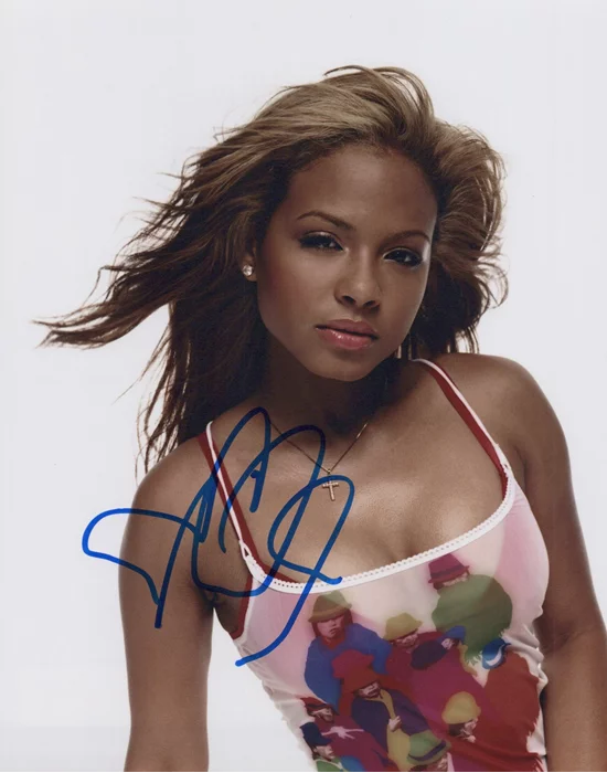 Christina Milian autograph