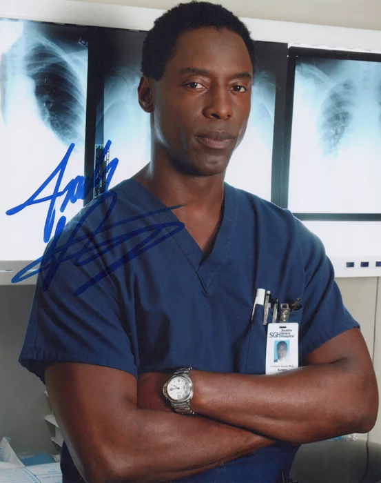 Isaiah Washington autograph