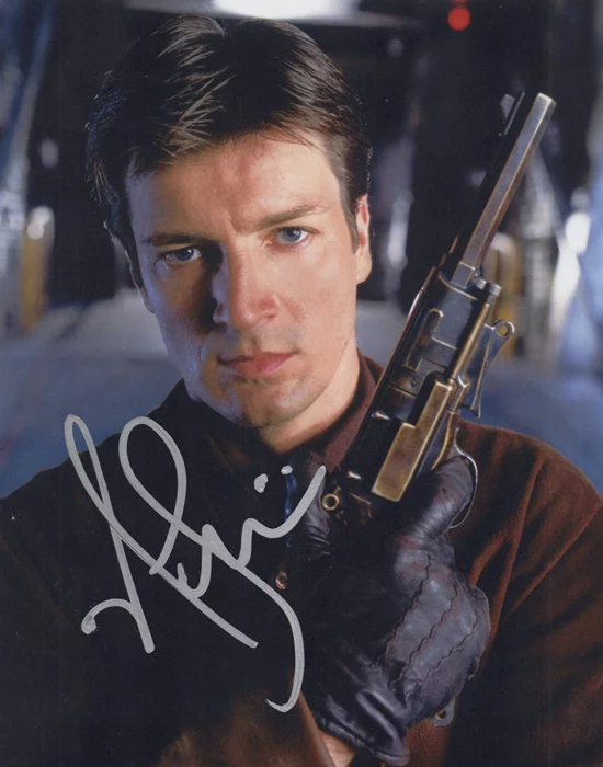 Nathan Fillion autograph