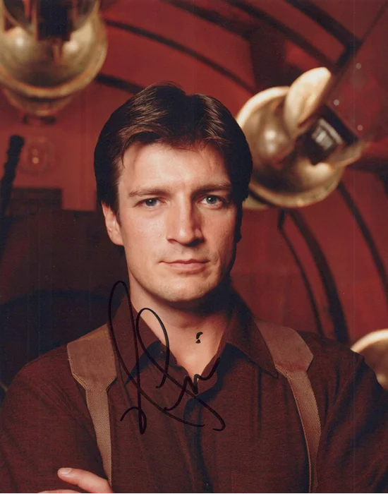 Nathan Fillion autograph
