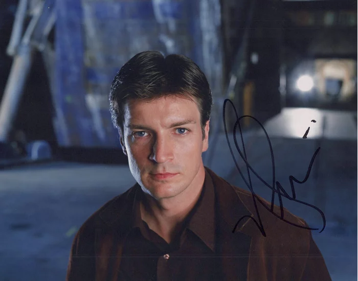 Nathan Fillion autograph