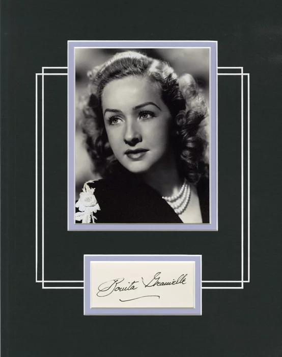 Bonita Granville autograph