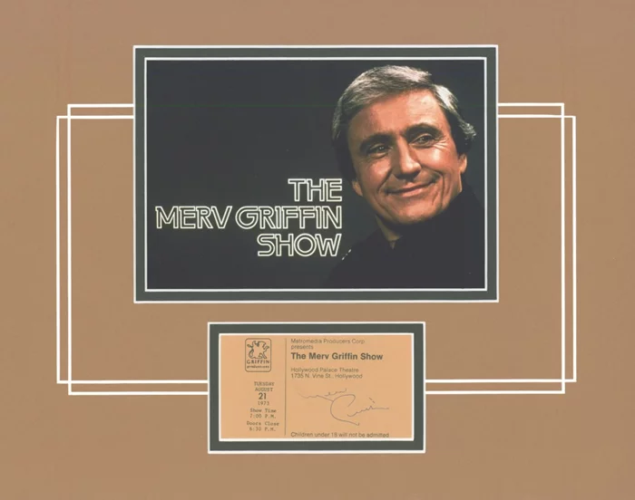 Merv Griffin autograph