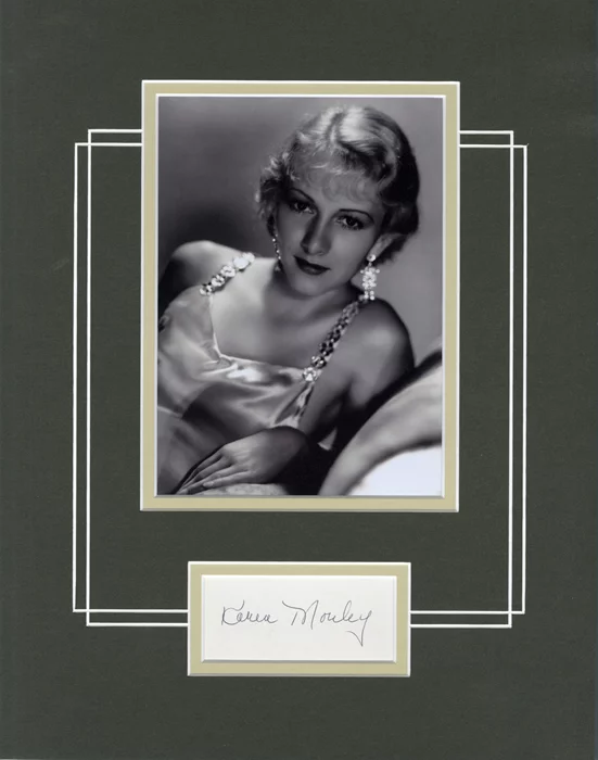 Karen Morley autograph