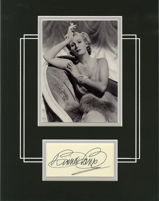 Binnie Barnes autograph