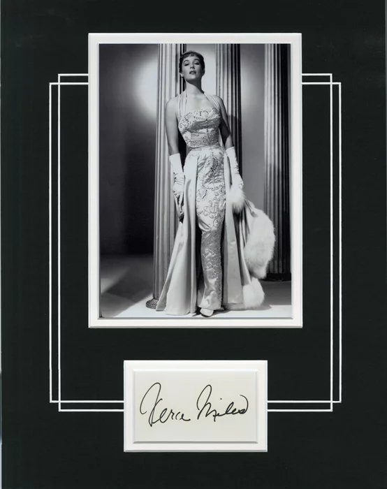 Vera Miles autograph