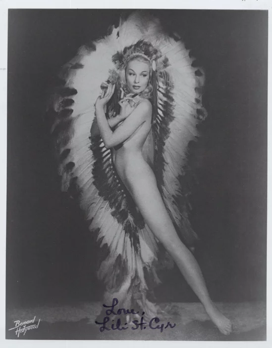 Lili St. Cyr autograph