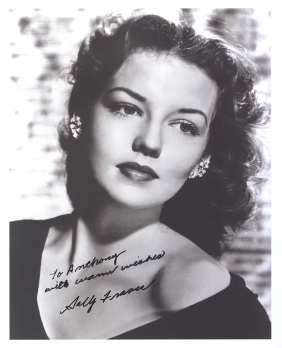 Sally Fraser autograph