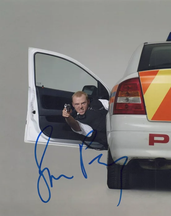 Simon Pegg autograph