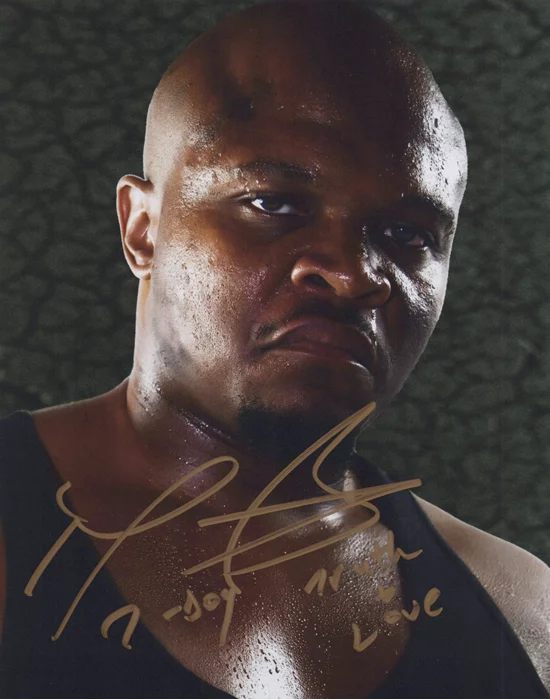 IronE Singleton autograph