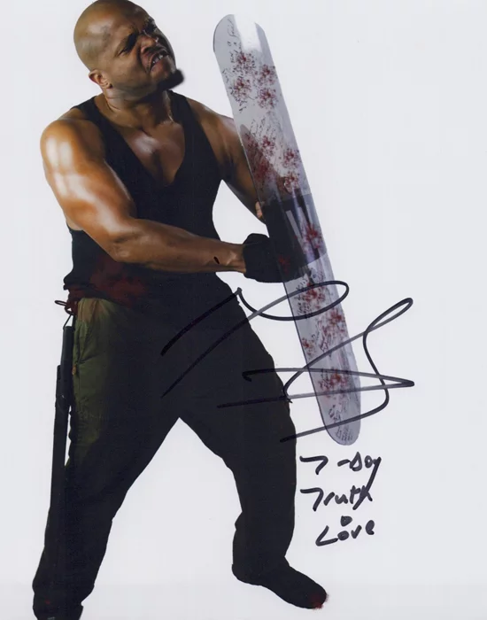 IronE Singleton autograph