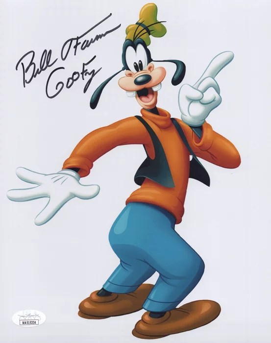 Bill Farmer autograph
