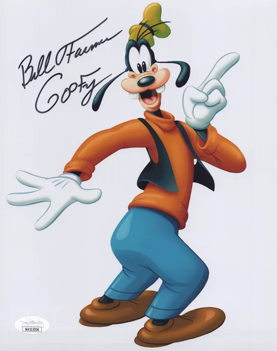 Bill Farmer autograph