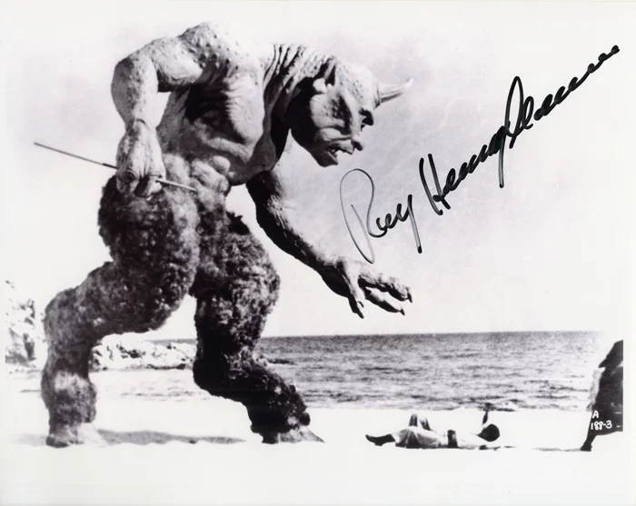 Ray Harryhausen autograph