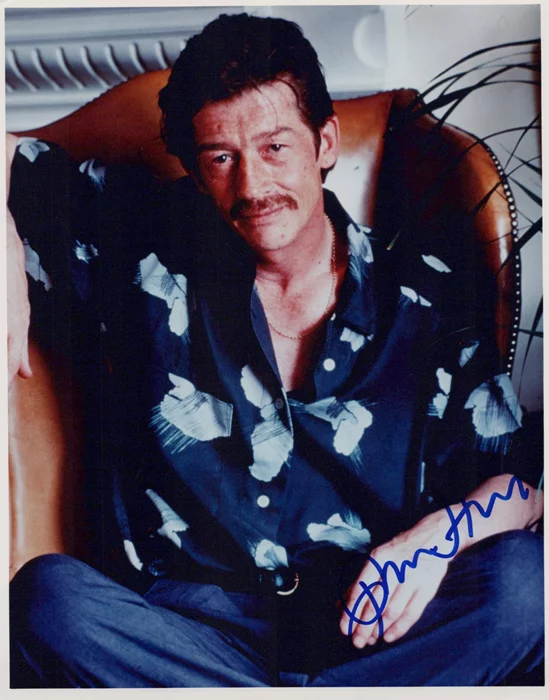 John Hurt autograph