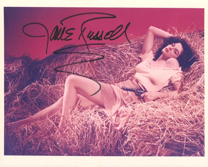 Jane Russell autograph