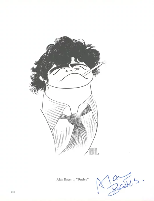 Alan Bates autograph