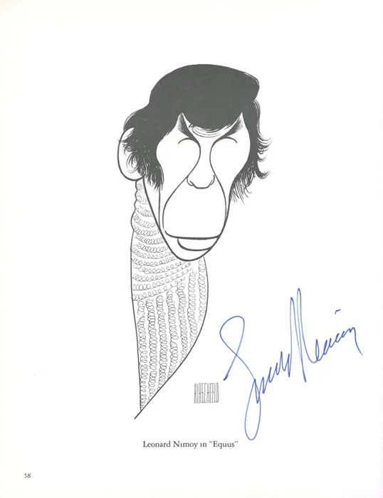 Leonard Nimoy autograph