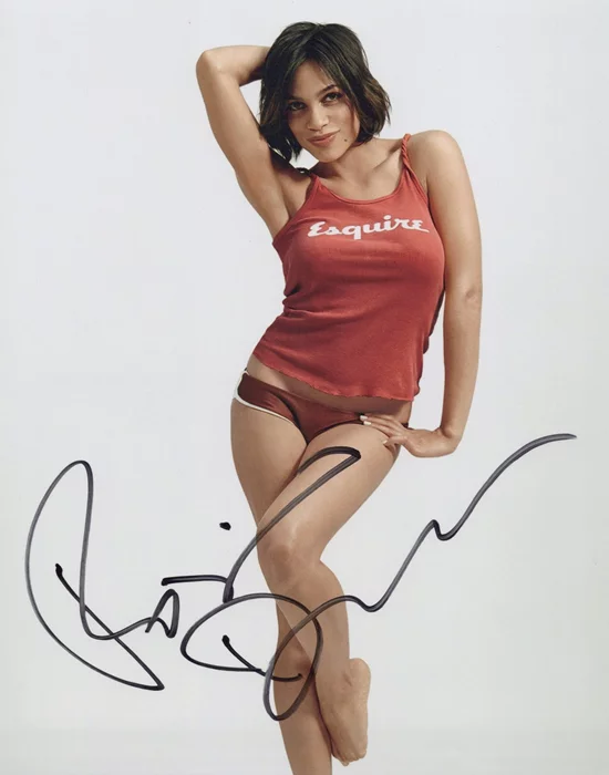 Rosario Dawson autograph