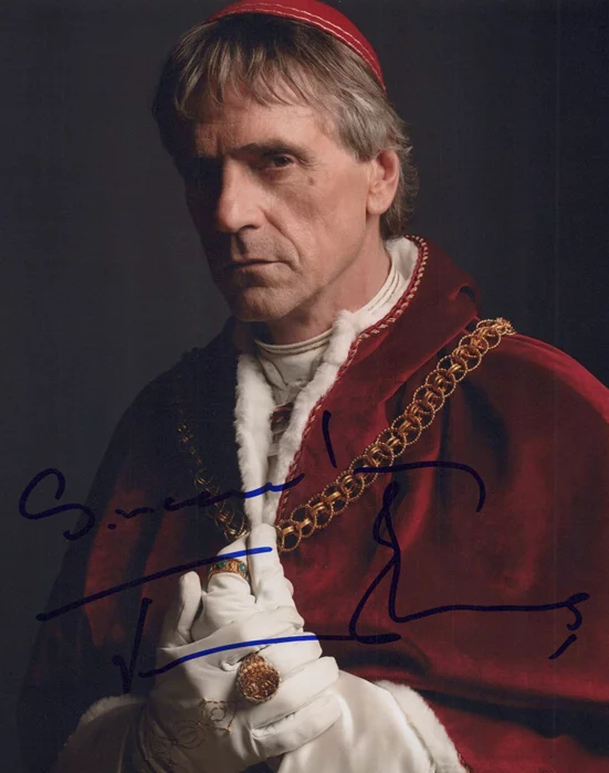 Jeremy Irons autograph