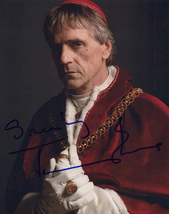 Jeremy Irons autograph