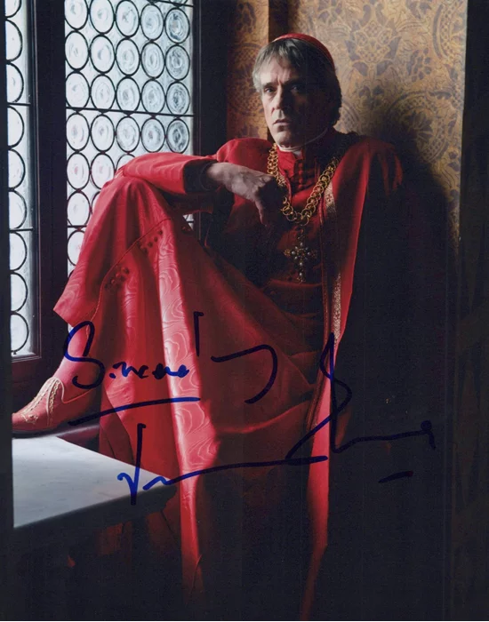 Jeremy Irons autograph