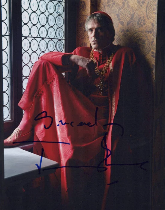 Jeremy Irons autograph