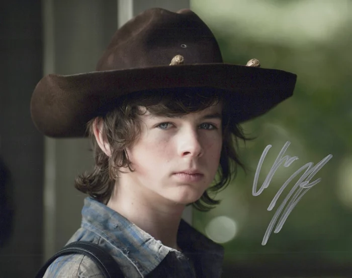 Chandler Riggs autograph