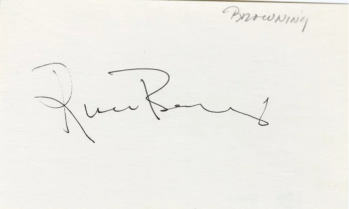 Ricou Browning autograph