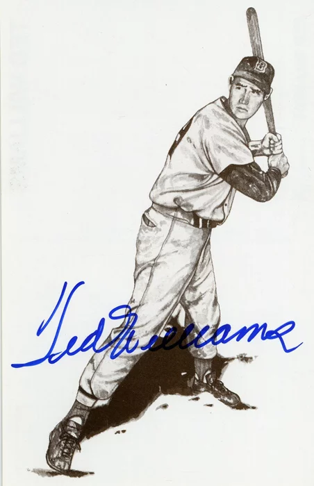 Ted Williams autograph