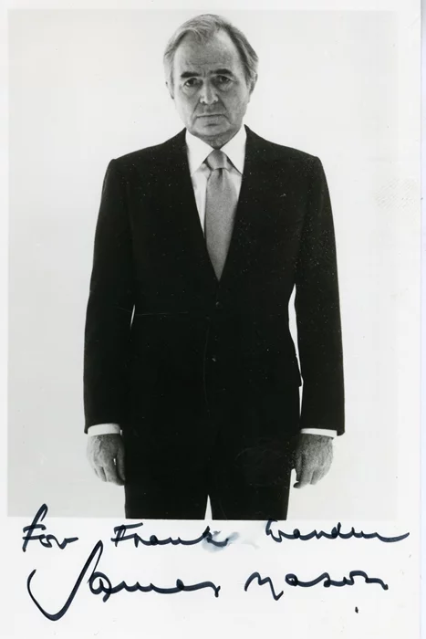 James Mason autograph