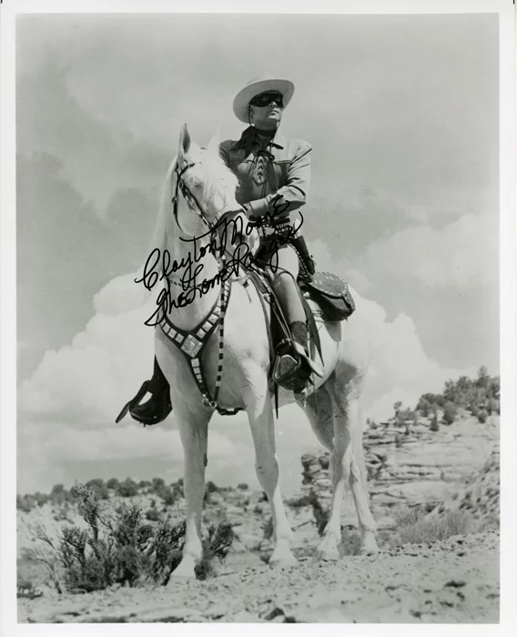 Clayton Moore autograph
