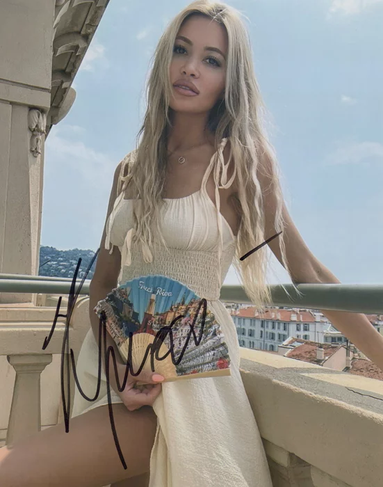 Kristina Fleury autograph