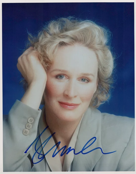 Glenn Close autograph