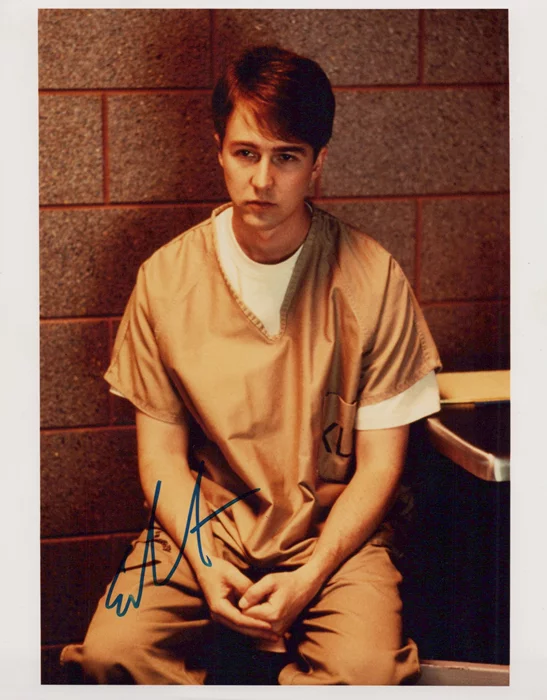 Edward Norton autograph