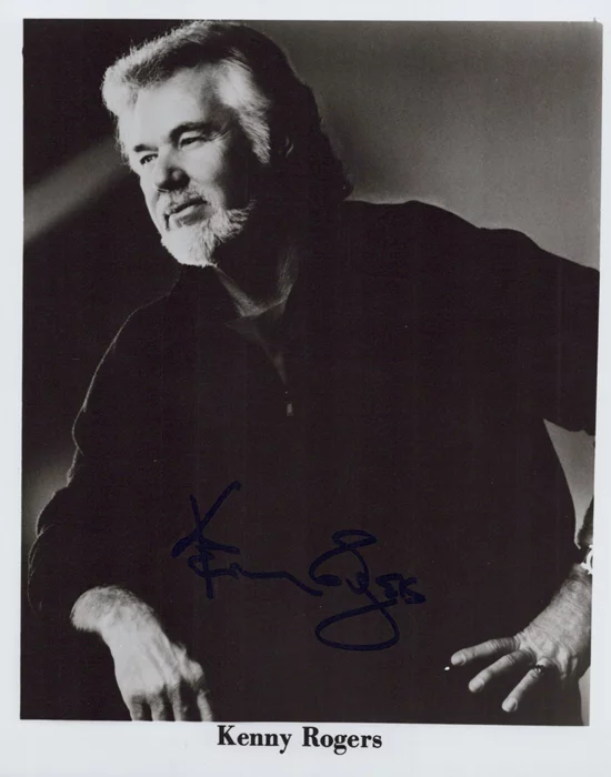 Kenny Rogers autograph