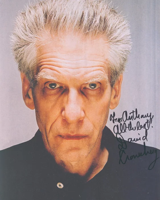 David Cronenberg autograph
