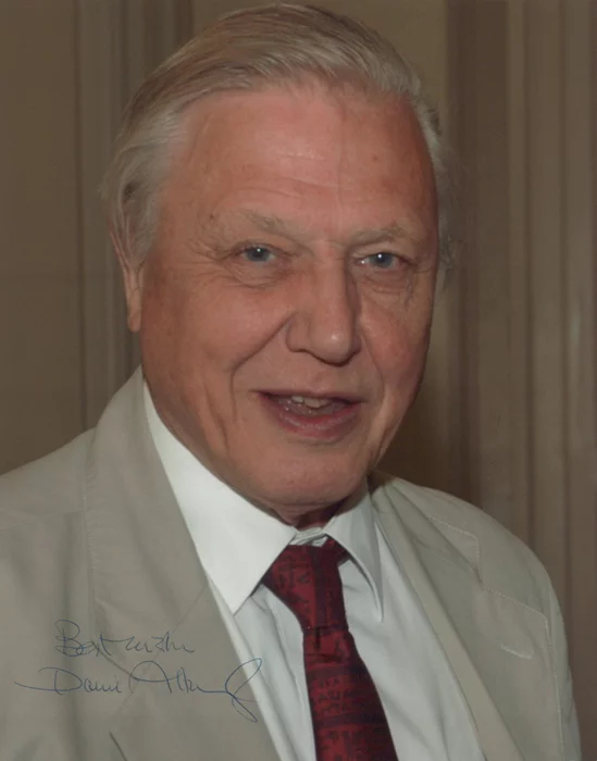 David Attenborough autograph