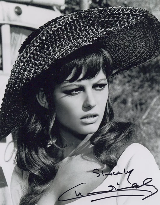 Claudia Cardinale autograph