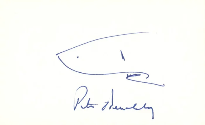 Peter Benchley autograph