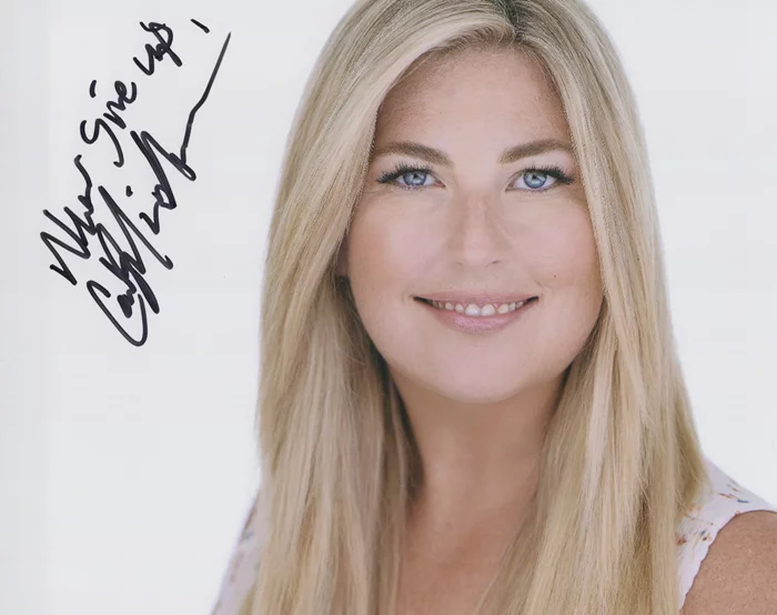 Courtney Warner autograph
